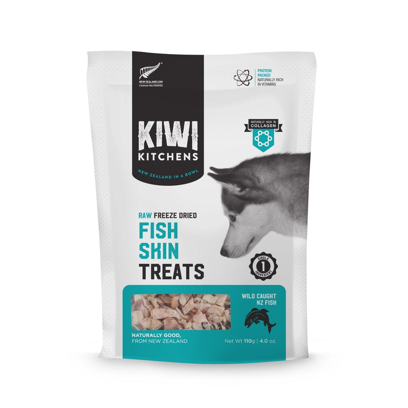 Kiwi Kitchens Fish Skin Freeze Dried Dog Treat 110g-Habitat Pet Supplies