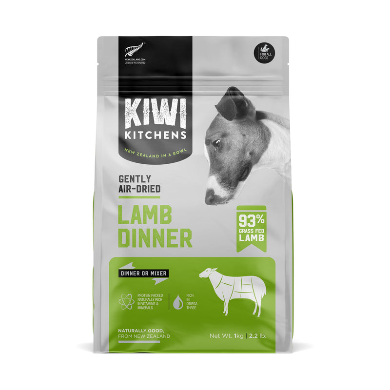 Kiwi Kitchens Lamb Dinner Air Dried Dog Food 1kg-Habitat Pet Supplies