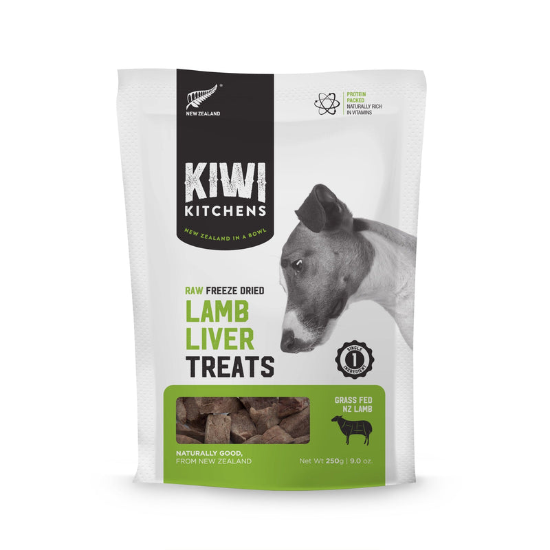 Kiwi Kitchens Lamb Liver Freeze Dried Dog Treat 250g~-Habitat Pet Supplies
