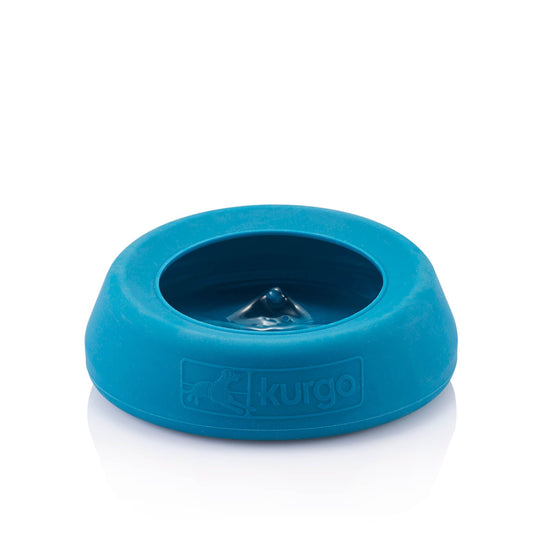 Kurgo Wander Dog Splash Free Travel Water Bowl