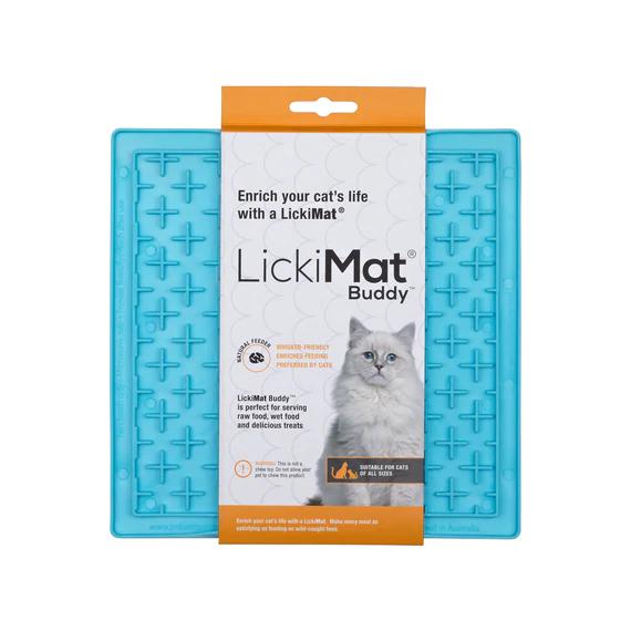 LickiMat Buddy Slow Feeder Mat for Cats Turquoise***-Habitat Pet Supplies