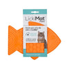 LickiMat Felix Slow Feeder Mat for Cats Orange***-Habitat Pet Supplies