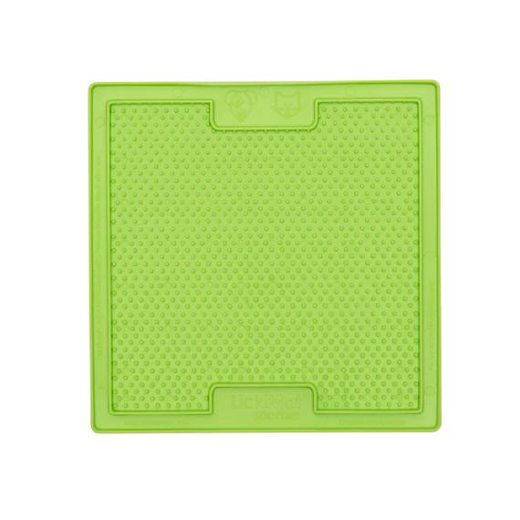 LickiMat Soother Slow Feeder Mat for Dogs Green