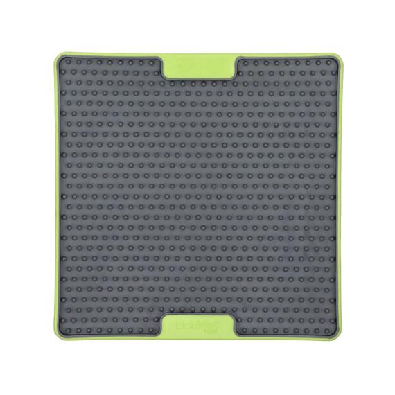 LickiMat Soother Tuff Slow Feeder Mat for Dogs Green