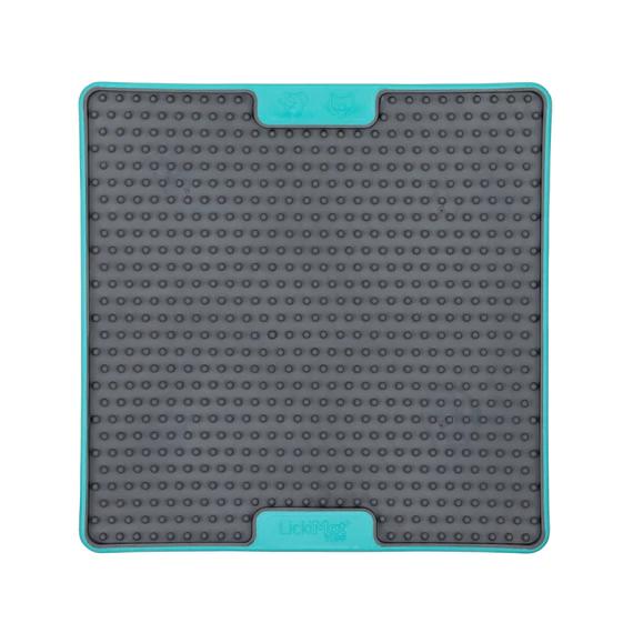 LickiMat Soother Tuff Slow Feeder Mat for Dogs Turquoise