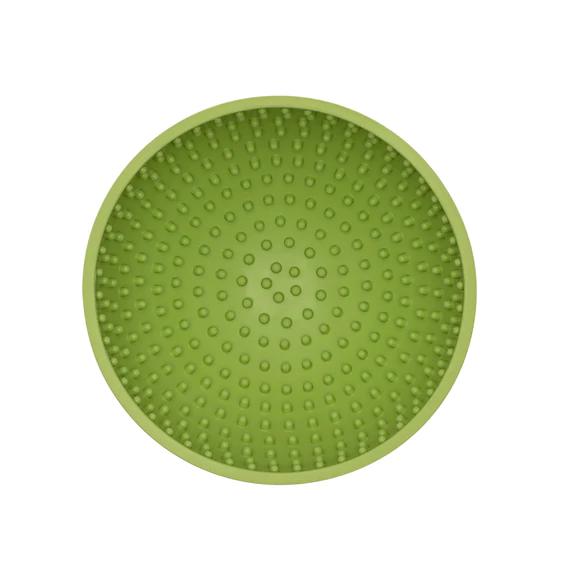 LickiMat Wobble Slow Feeder Dog Bowl Green