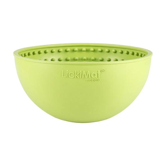 LickiMat Wobble Slow Feeder Dog Bowl Green ^._.^