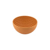 LickiMat Wobble Slow Feeder Dog Bowl Orange-Habitat Pet Supplies