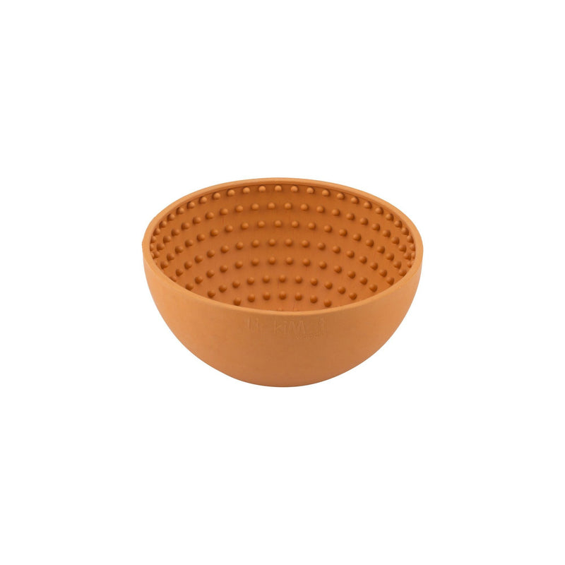 LickiMat Wobble Slow Feeder Dog Bowl Orange-Habitat Pet Supplies