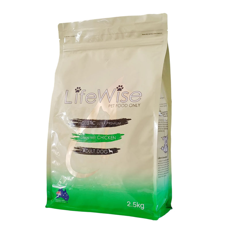 LifeWise Grain Free Chicken with Turkey Dry Dog Food 2.5kg-Habitat Pet Supplies