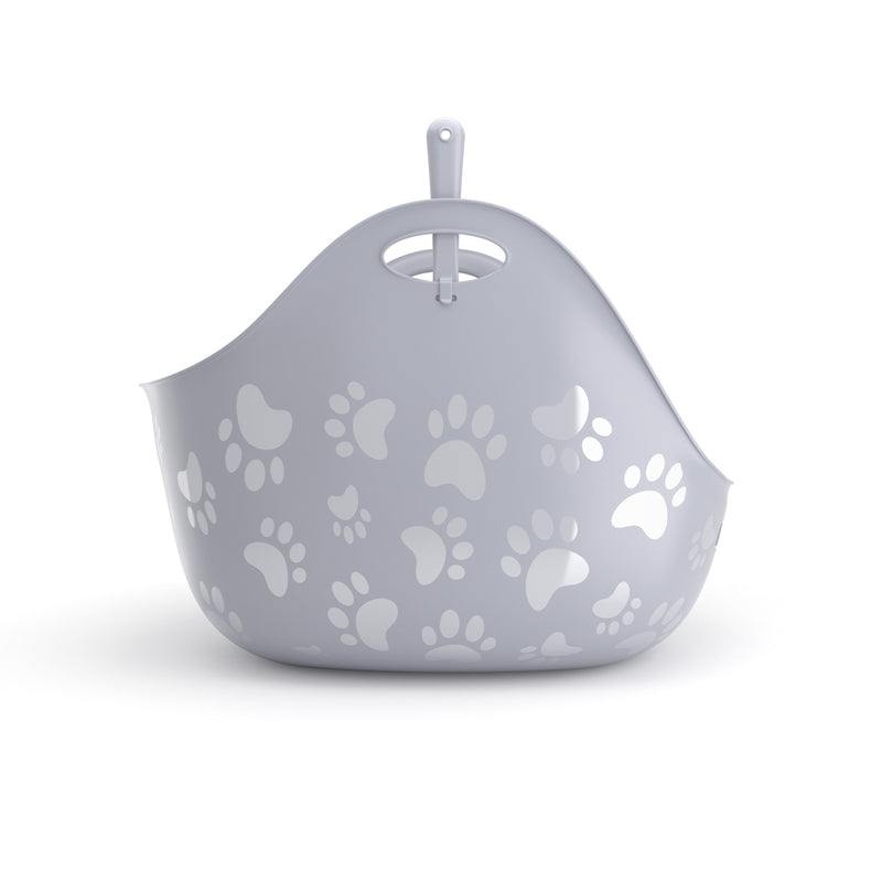 LitterLocker Cat Litter Box with Scoop Grey