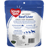 Love Em Air Dried Beef Liver Dog Treats 200g x 4