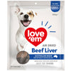Love Em Air Dried Beef Liver Dog Treats 500g-Habitat Pet Supplies