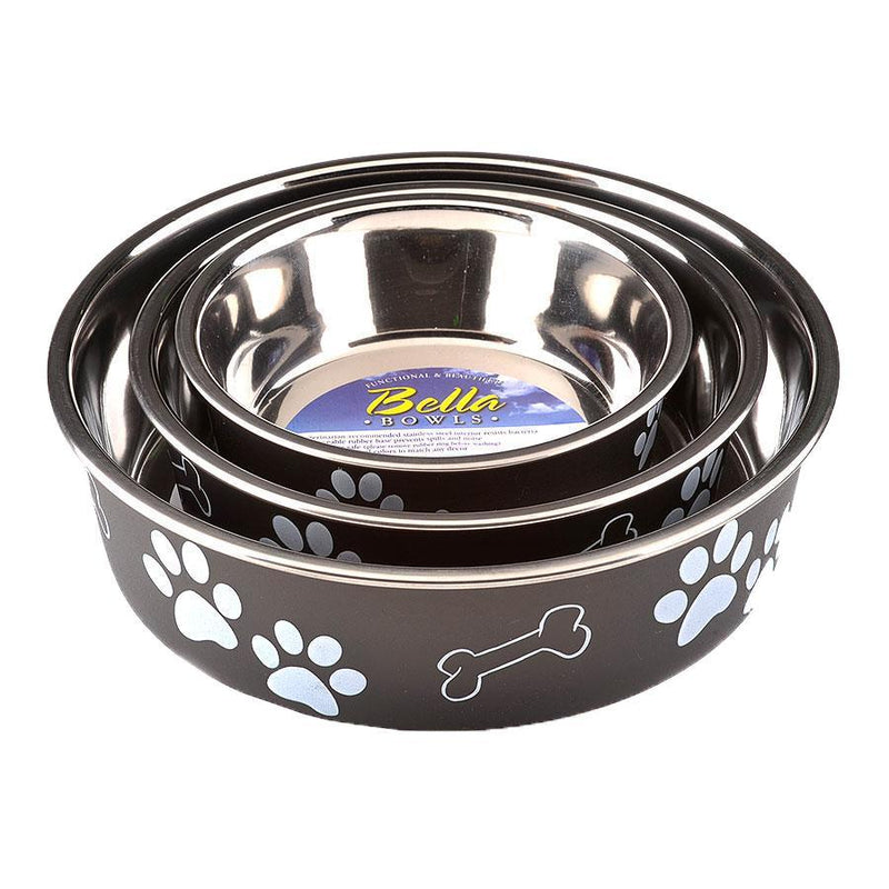 Loving Pets Bella Dog Bowl Espresso Large :->>