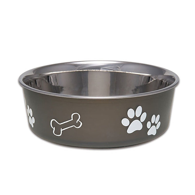 Loving Pets Bella Dog Bowl Espresso Medium :->>-Habitat Pet Supplies