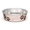 Loving Pets Bella Dog Bowl Paparazzi Large-Habitat Pet Supplies