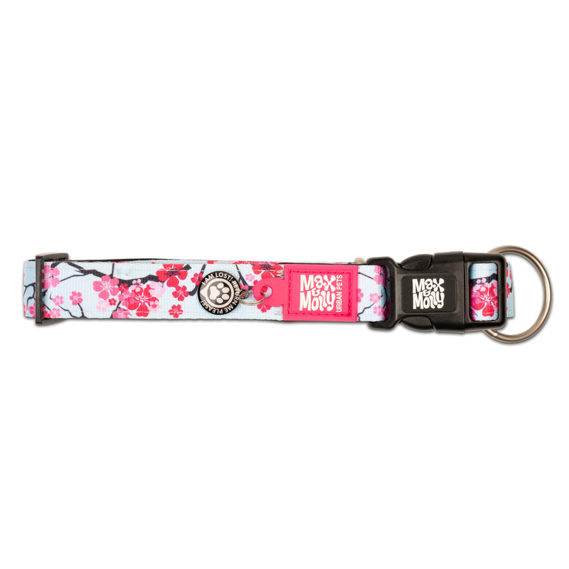 Max & Molly Cherry Bloom Smart ID Dog Collar Medium