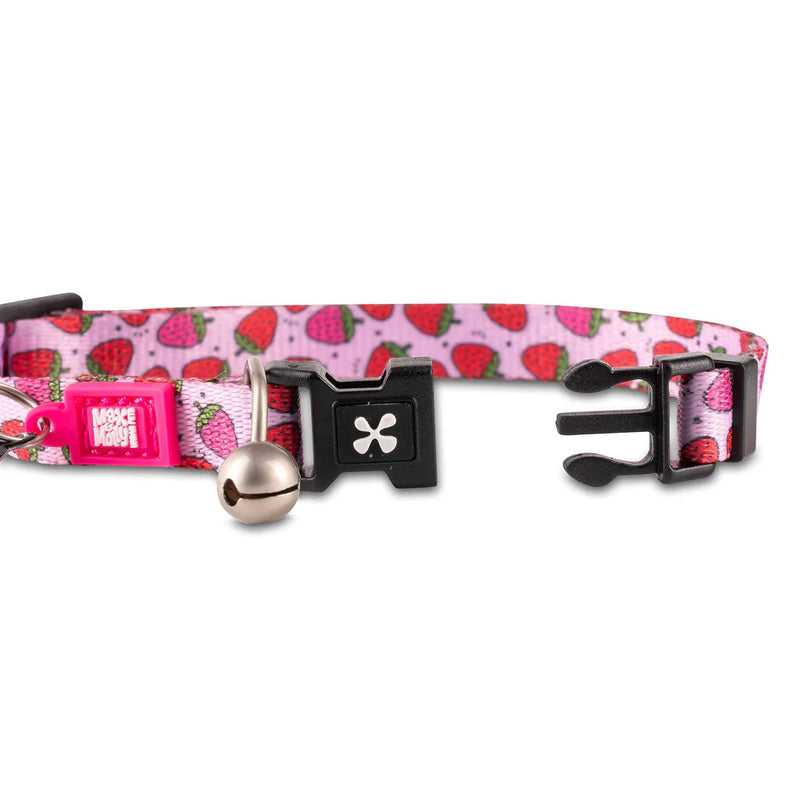 Max & Molly Strawberry Dream Smart ID Cat Collar