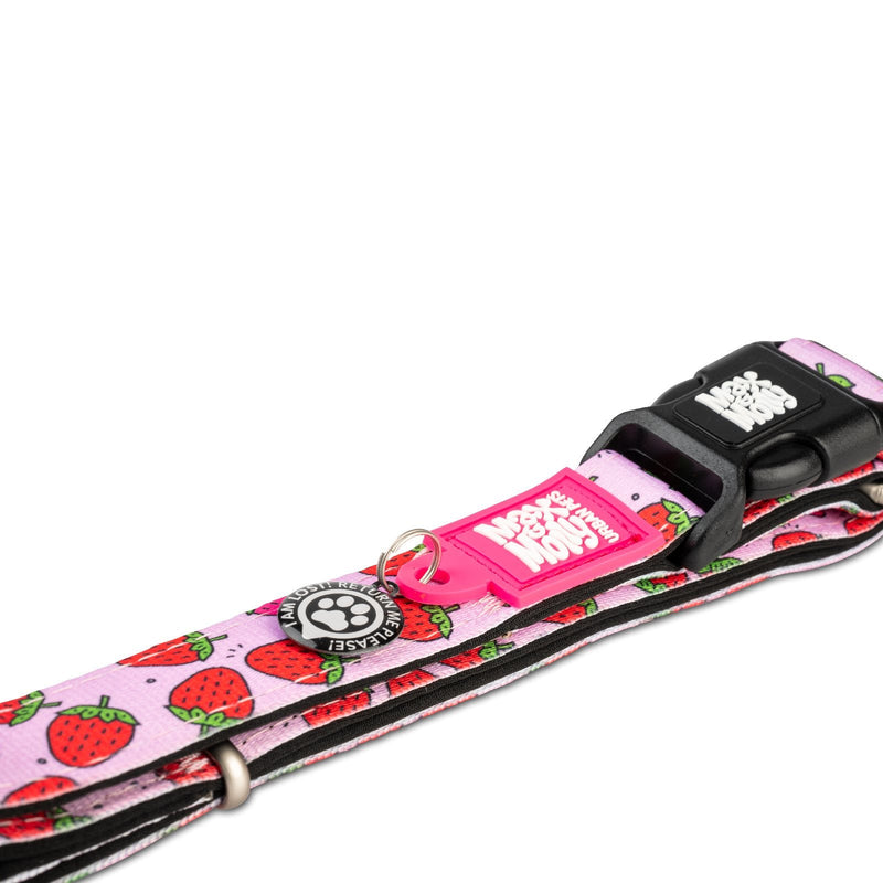 Max & Molly Strawberry Dream Smart ID Dog Collar Medium