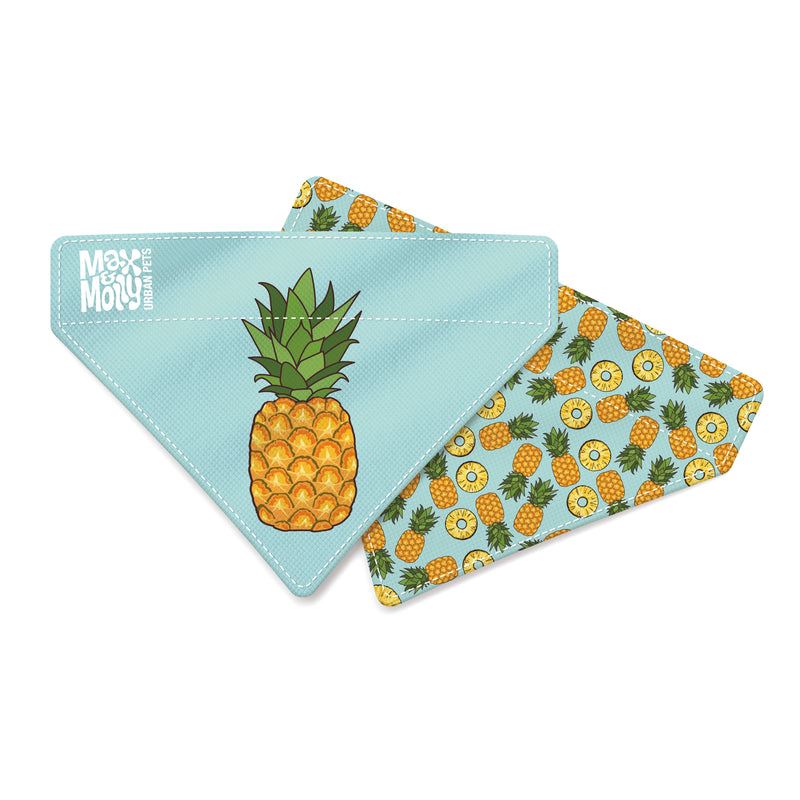 Max & Molly Sweet Pineapple Bandana Large***-Habitat Pet Supplies