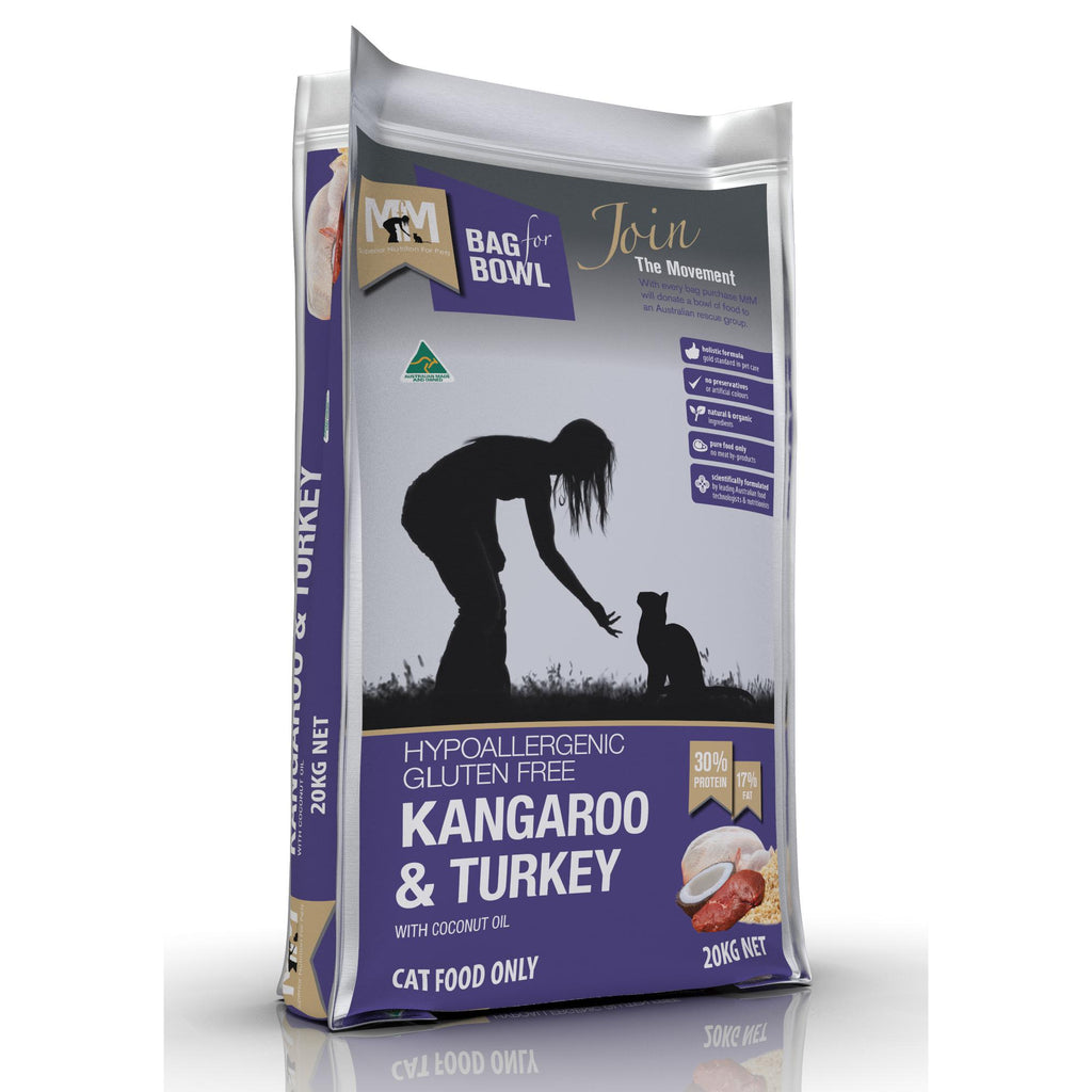 Meals for Meows Kangaroo and Turkey Dry Cat Food 20kg-Habitat Pet Supplies