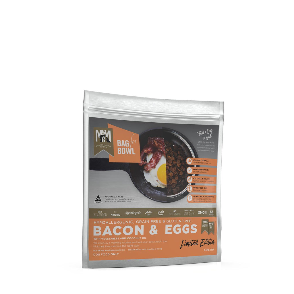 Meals for Mutts Grain Free Bacon and Eggs Dry Dog Food 2.5kg-Habitat Pet Supplies