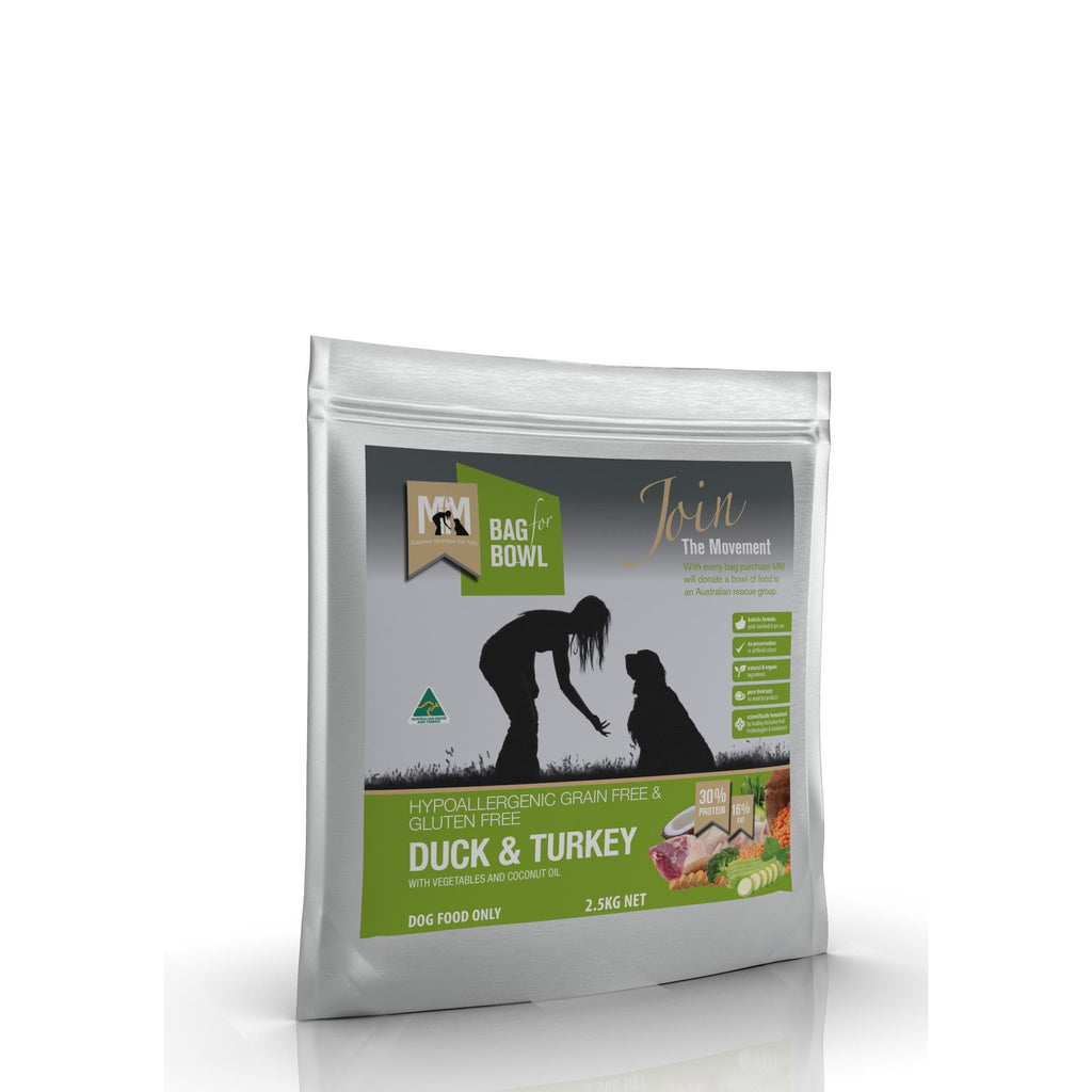 Meals for Mutts Grain Free Duck and Turkey Dry Dog Food 2.5kg-Habitat Pet Supplies