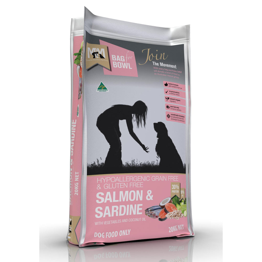 Meals for Mutts Grain Free Salmon and Sardine Dry Dog Food 20kg-Habitat Pet Supplies