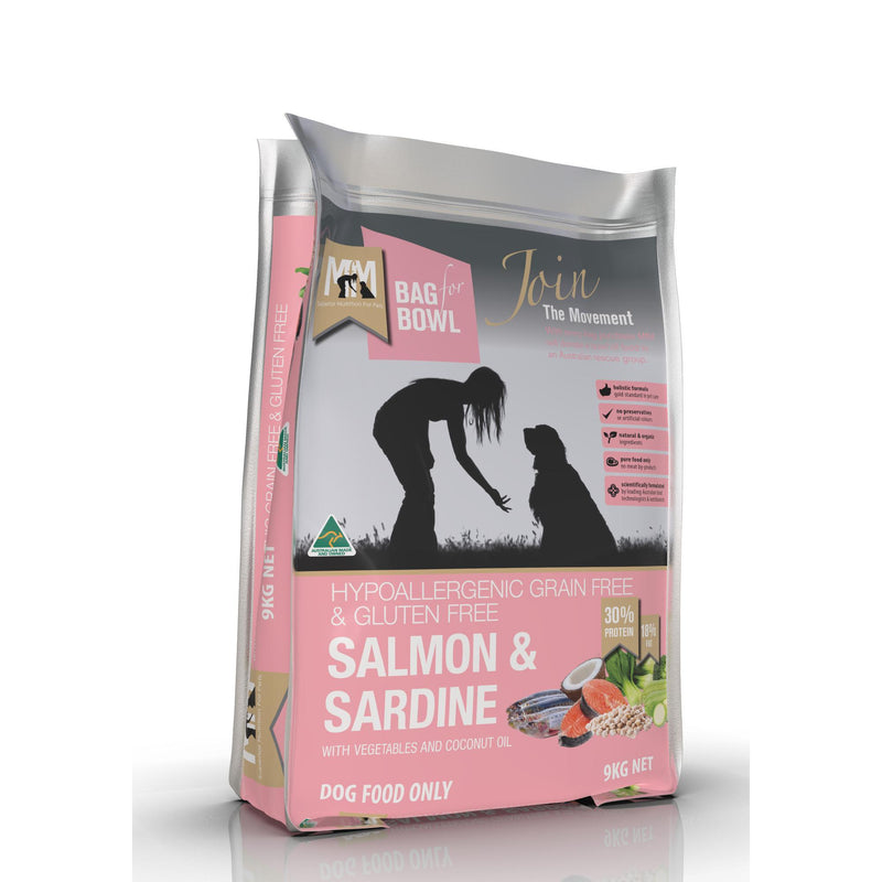 Meals for Mutts Grain Free Salmon and Sardine Dry Dog Food 9kg-Habitat Pet Supplies