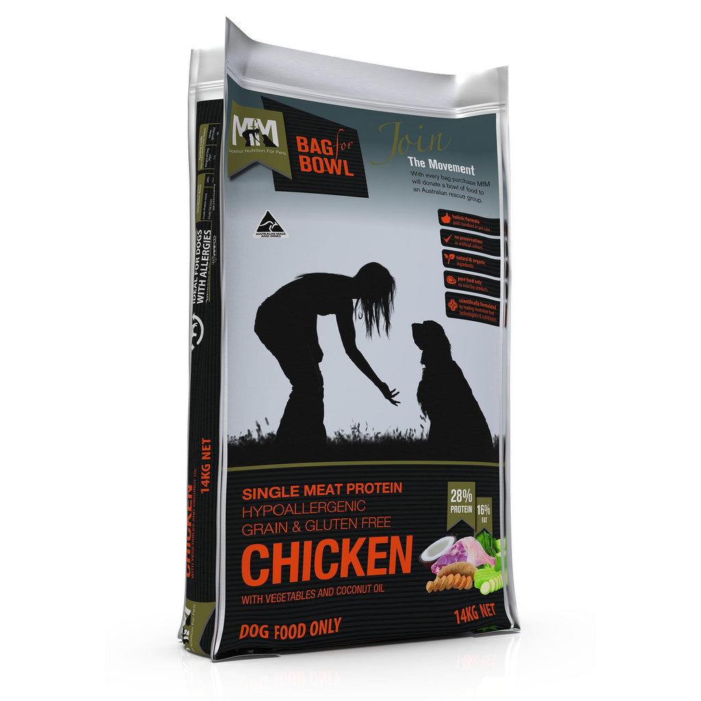 Meals for Mutts Grain Free Single Protein Chicken Dry Dog Food 14kg-Habitat Pet Supplies
