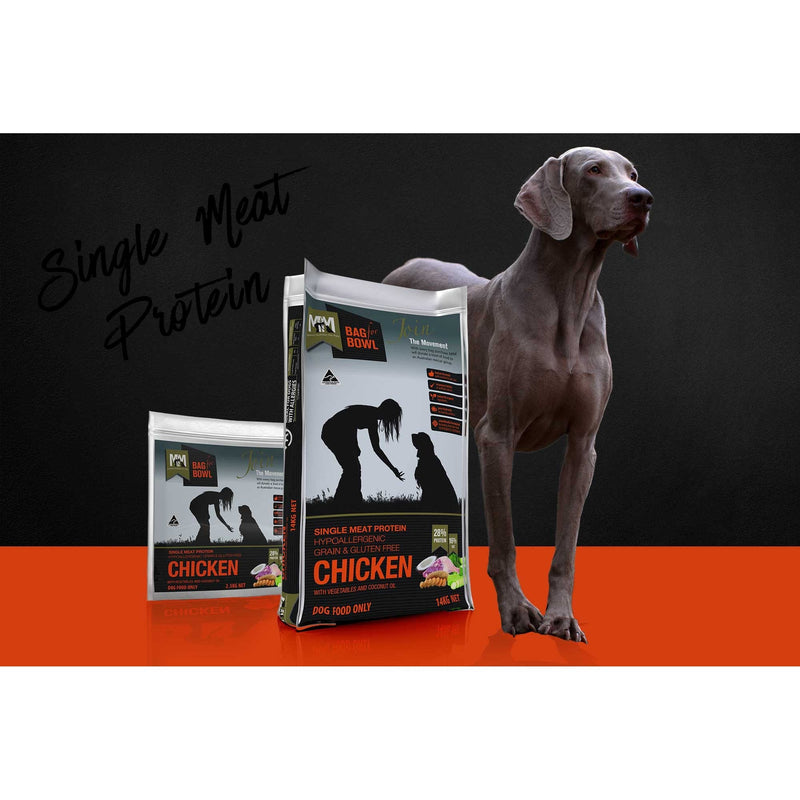 Meals for Mutts Grain Free Single Protein Chicken Dry Dog Food 2.5kg