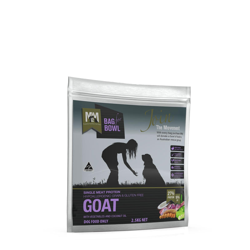 Meals for Mutts Grain Free Single Protein Goat Dry Dog Food 2.5kg-Habitat Pet Supplies