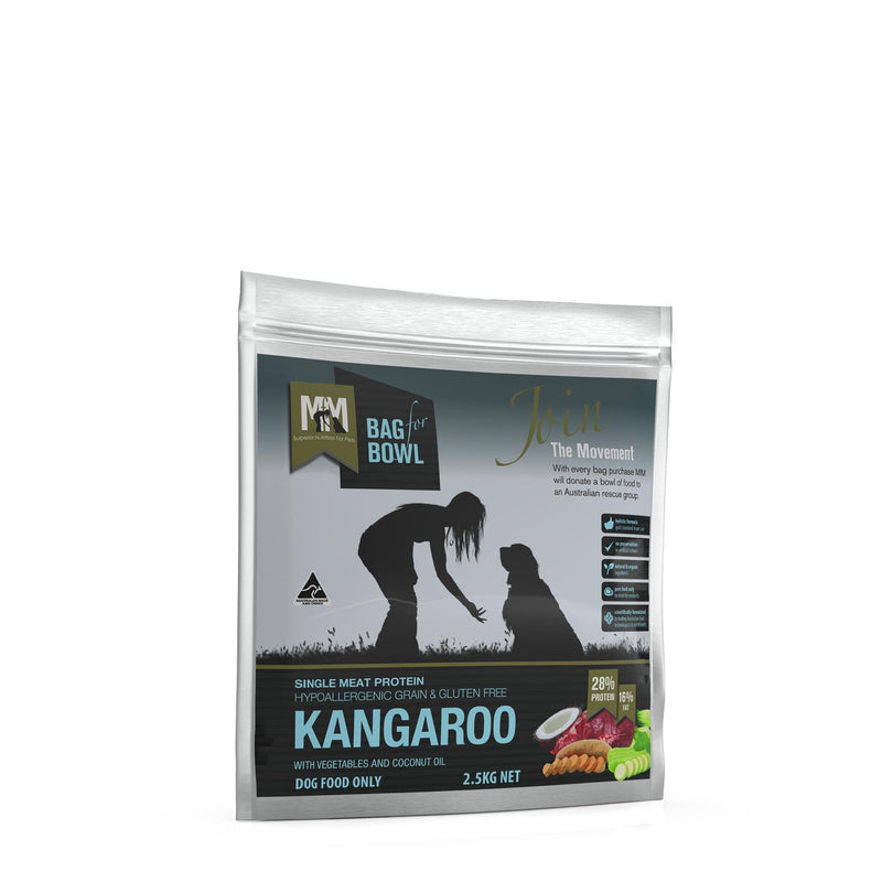 Meals for Mutts Grain Free Single Protein Kangaroo Dry Dog Food 2.5kg-Habitat Pet Supplies