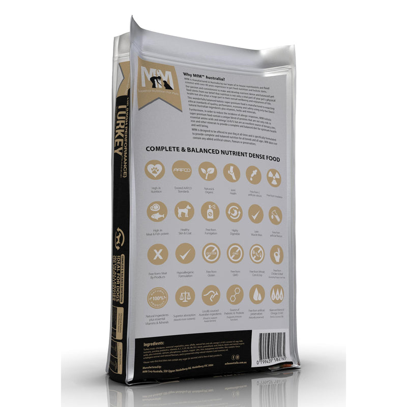 Meals for Mutts Grain Free Turkey High Performance Dry Dog Food 20kg