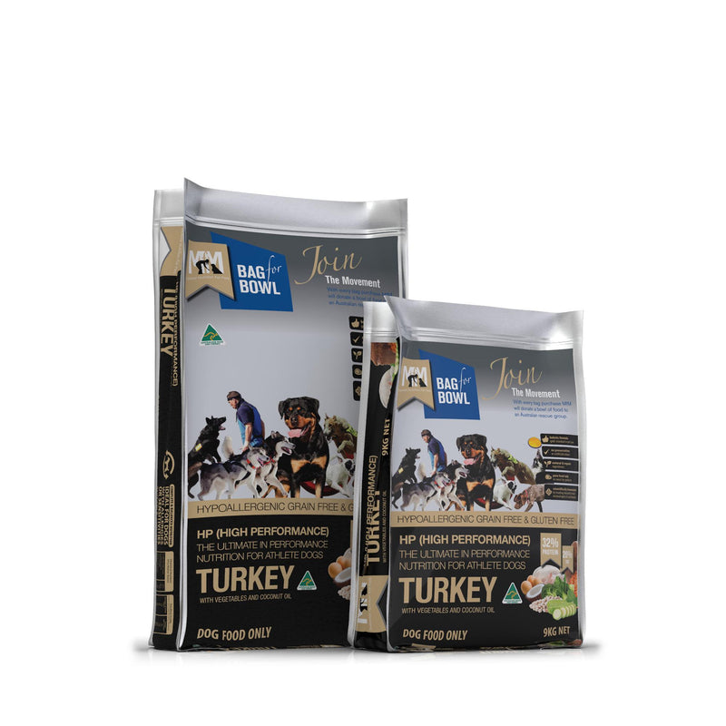 Meals for Mutts Grain Free Turkey High Performance Dry Dog Food 9kg