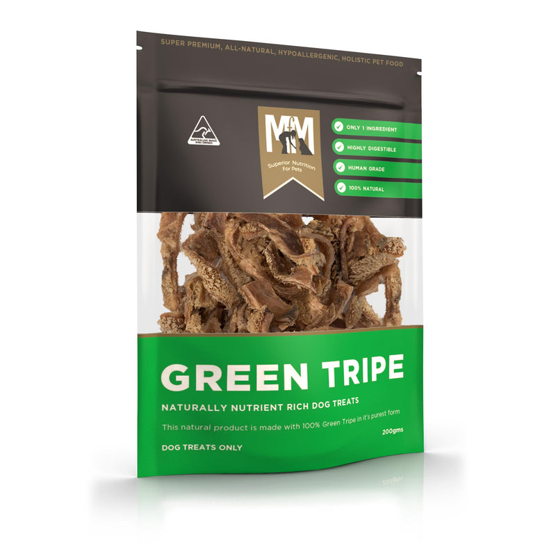 Meals for Mutts Green Tripe Dog Treats 200g-Habitat Pet Supplies