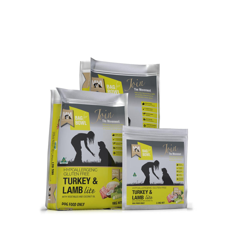 Meals for Mutts Lite Turkey and Lamb Dry Dog Food 2.5kg