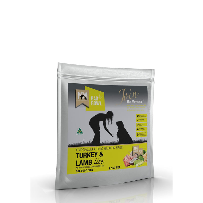 Meals for Mutts Lite Turkey and Lamb Dry Dog Food 2.5kg-Habitat Pet Supplies