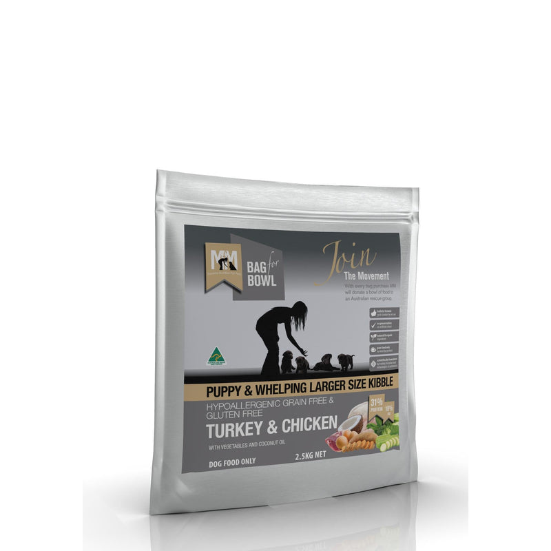 Meals for Mutts Puppy Grain Free Turkey and Chicken Dry Dog Food 2.5kg-Habitat Pet Supplies
