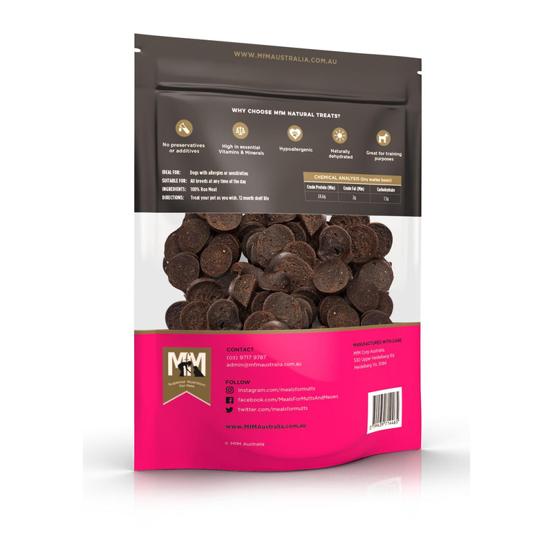 Meals for Mutts Roo Discs Dog Treats 200g