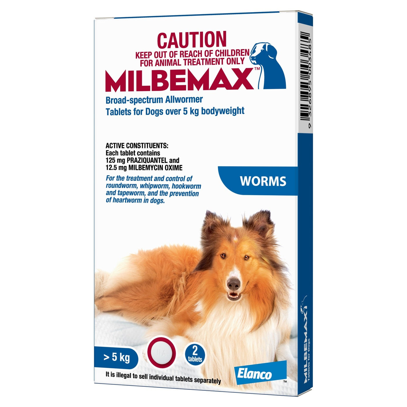 Dog all on sale wormer tablets