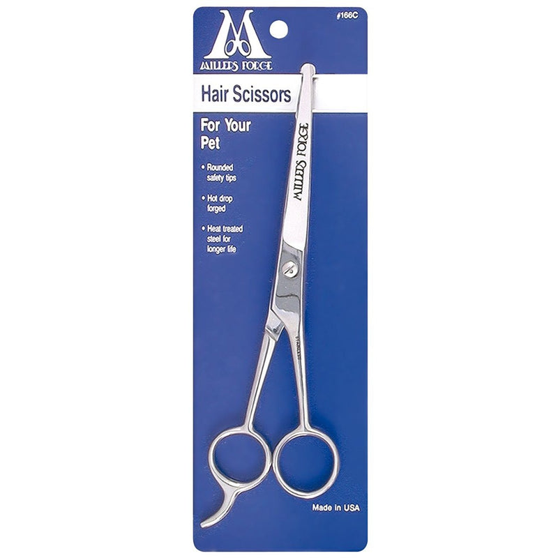Millers Forge Hair Scissors 7 Inch with Round Tip-Habitat Pet Supplies