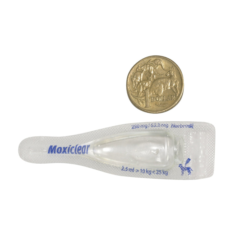 Moxiclear Flea and Worming Treatment for Dogs 10-25kg 3 Pack