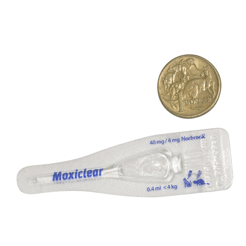 Moxiclear Flea and Worming Treatment for Kittens and Small Cats up to 4kg 3 Pack