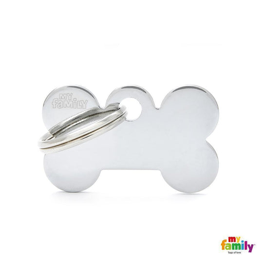 My Family Basic Bone Small Chrome with Free Engraving