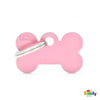 My Family Basic Bone Small Pink with Free Engraving-Habitat Pet Supplies