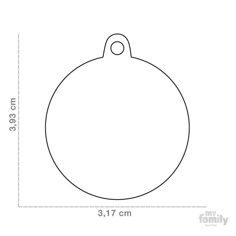MY FAMILY BASIC CIRCLE LARGE LIME - Habitat Pet Supplies Altona & Chirnside Park