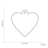 MY FAMILY BASIC HEART SMALL RED - Habitat Pet Supplies Altona & Chirnside Park
