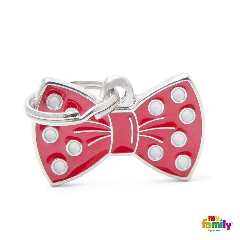 My Family Charm Red Bow-Habitat Pet Supplies