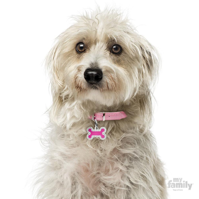 MY FAMILY GLAM SMALL BONE PINK - Habitat Pet Supplies Altona & Chirnside Park